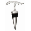 Classico Solid Stainless Steel Waiter's Corkscrew Top Bottle Stopper